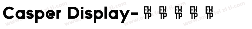Casper Display字体转换